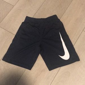 Nike Navy Swoosh Shorts with Pockets